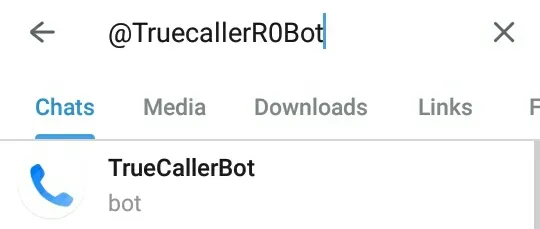 How to use truecaller telegram bot 