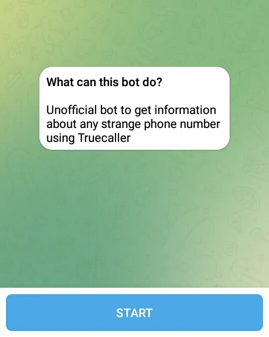 truecaller telegram bot link 